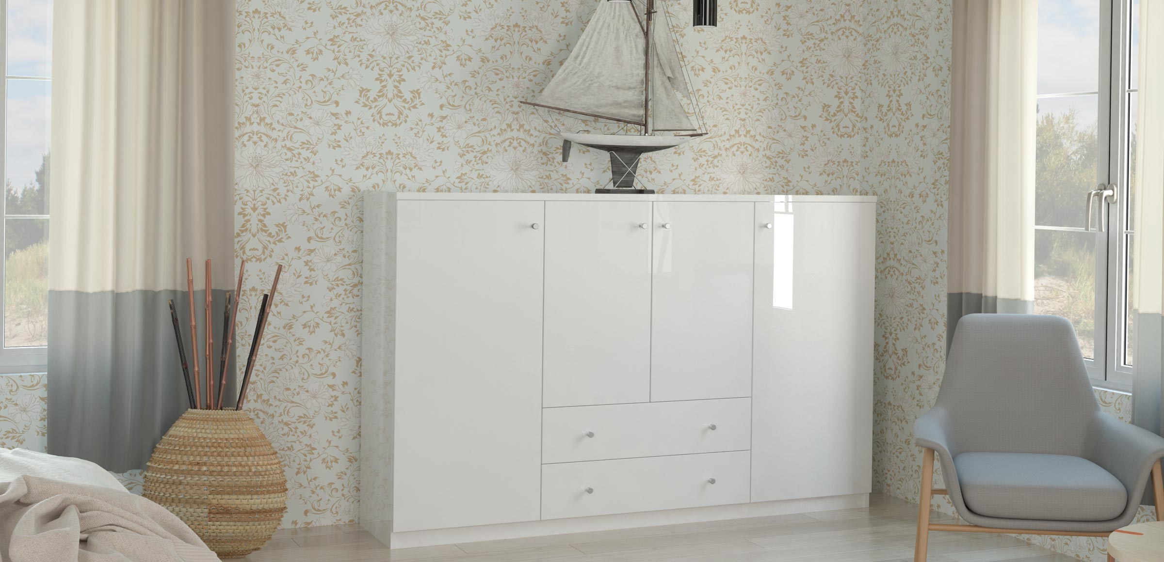 Jetzt Wäscheschrank nach Maß online planen und bestellen | passandu.de